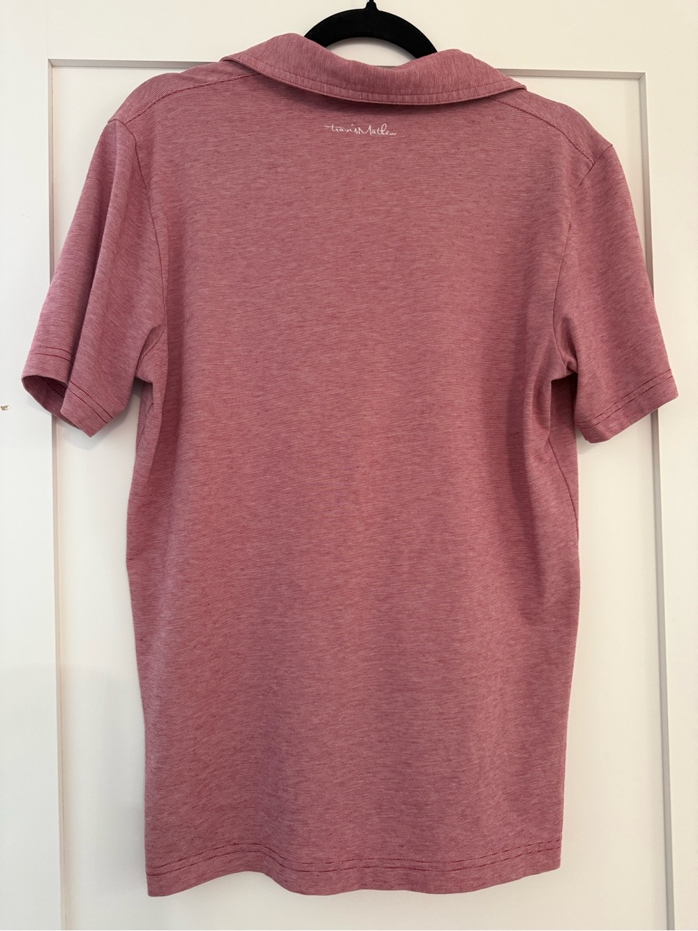 Travis Mathew Red Textured Polo - Picture 2 of 4